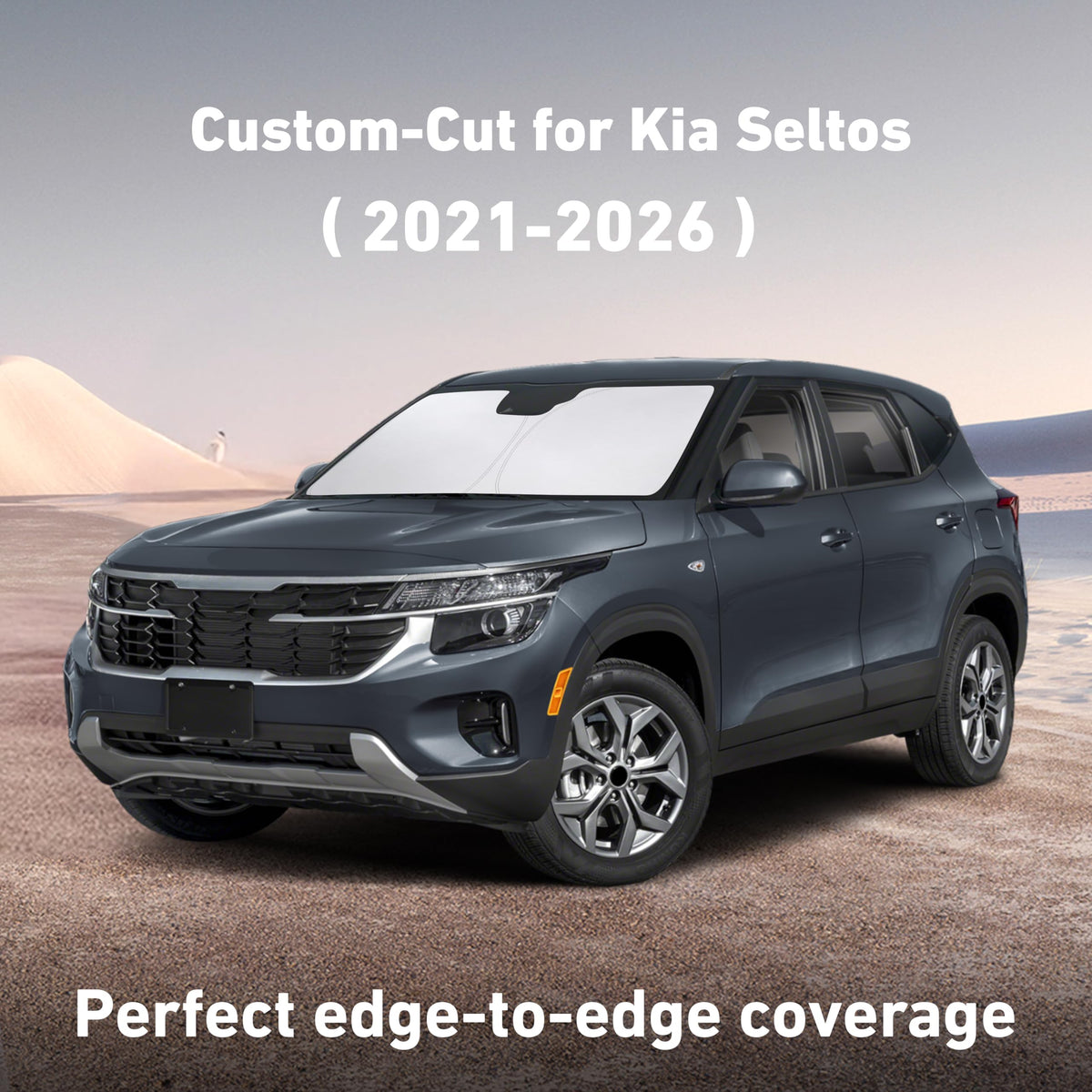 Windshield Sunshade Compatible for Kia Seltos 2021