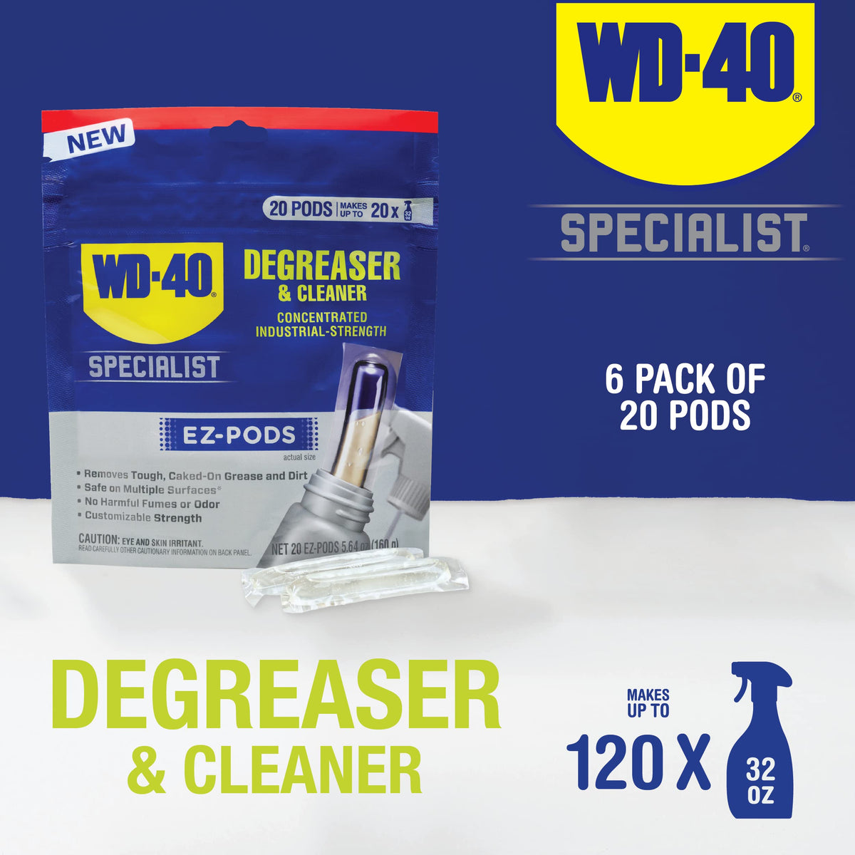 Degreaser and Cleaner EZ (120 Count (0.28 Fl Oz Each))