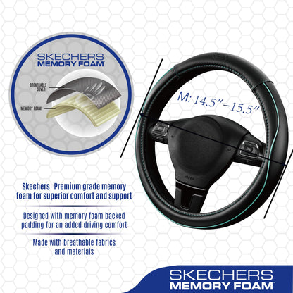 Memory Foam Steering Wheel Cover (Mint)