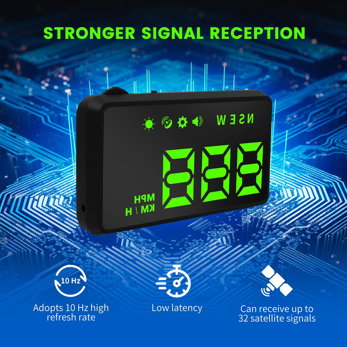 Heads up Display for Cars (Green)