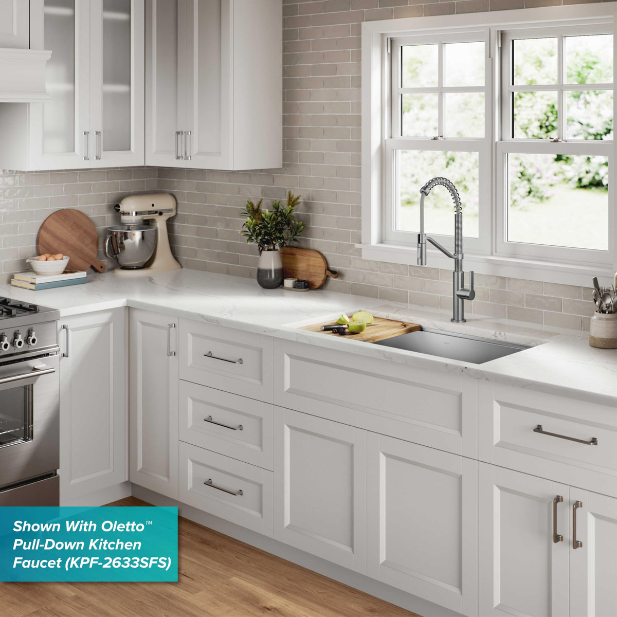 Stainless Steel 30 in Undermount Kitchen Sink KWU110 (Stainless Steel / 30 Inch / Sink)