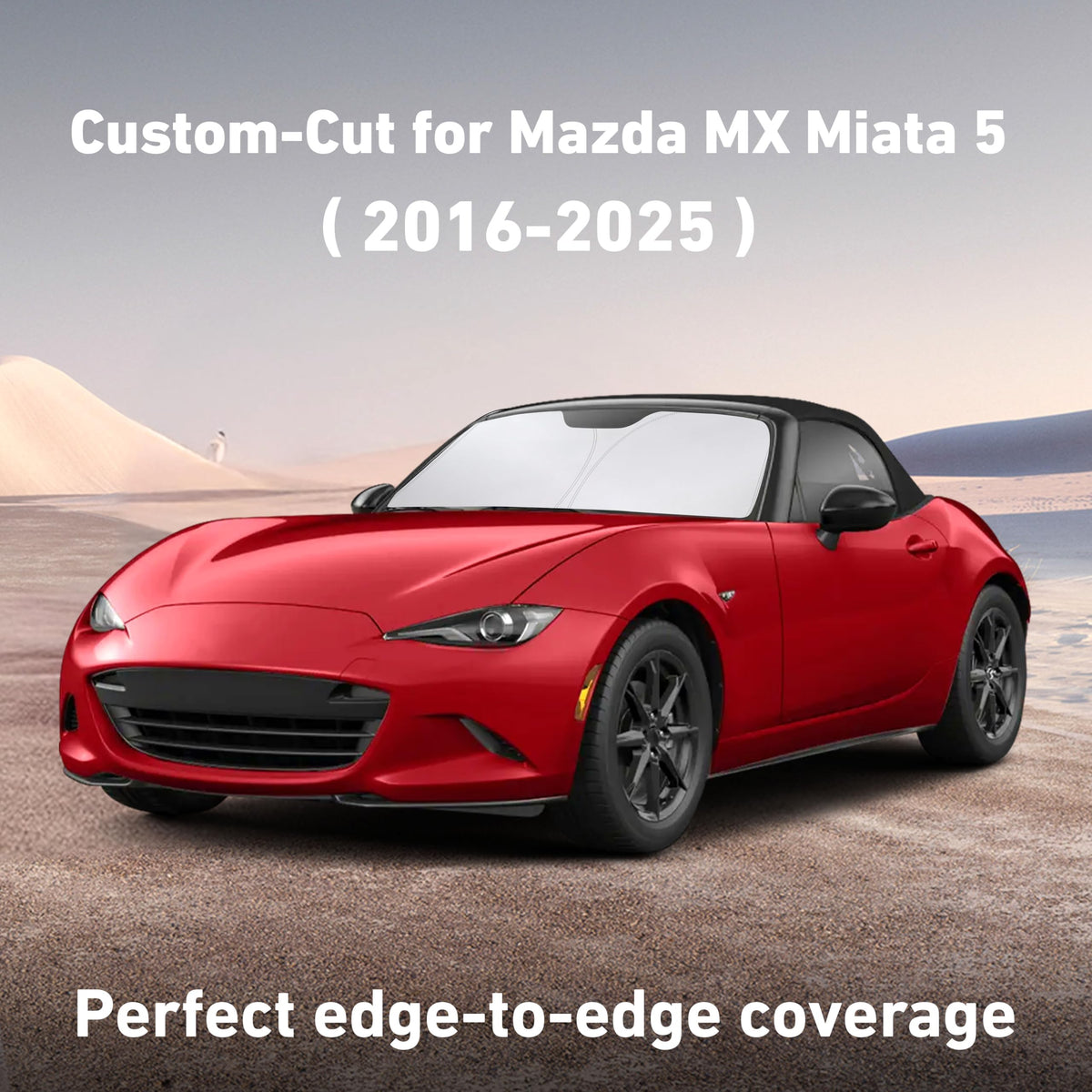 Windshield Sunshade for Mazda MX5 Miata Convertible 2016