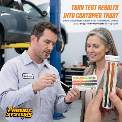 100 Double Ended Brake & Coolant Test Strips
