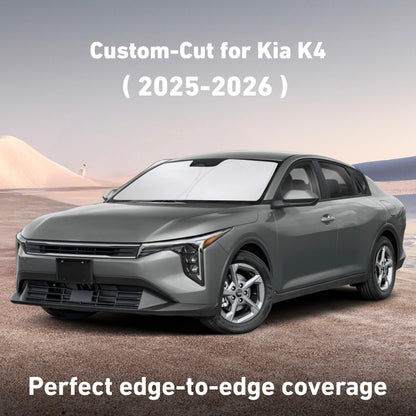 Windshield Sunshade Compatible for Kia K4 2025 2026