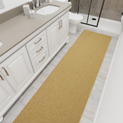 3x10 Hallway Runner Rug (Solid Beige)