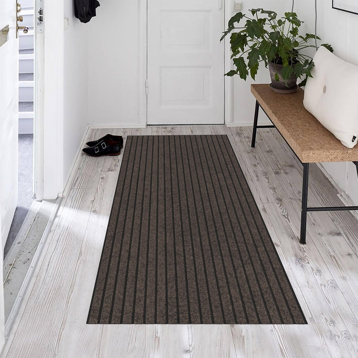 3x6 Runner Rug (Brown / 2'7" x 6' (Runner))