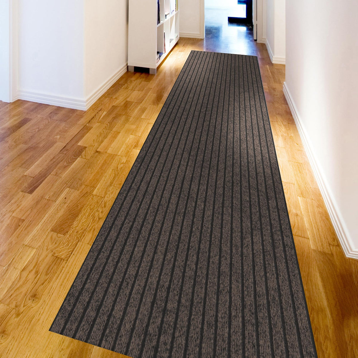 3x42 Hallway Runner Rug (Brown / 2'7" x 42' (Runner))