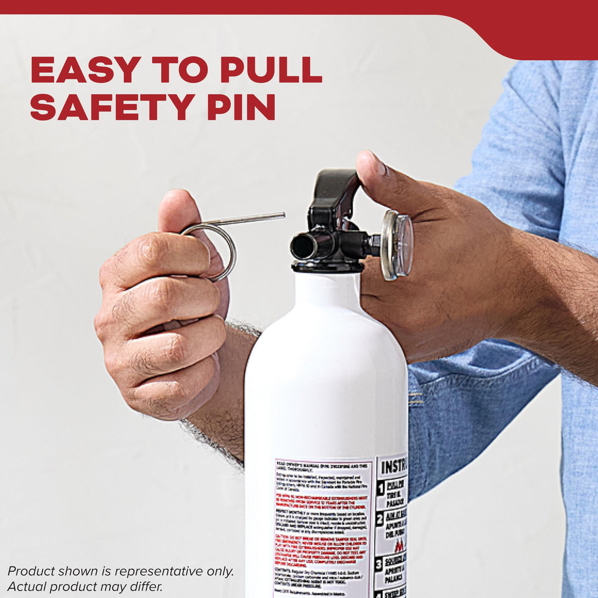 Auto 5 Fire Extinguisher for Cars and Trucks (Very Small - 2 lbs.)