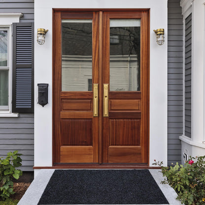 2x4 Indoor Outdoor Door Mat (Black / 2' x 4' (Mat))