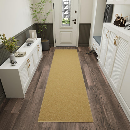 3x10 Hallway Runner Rug (Solid Beige)