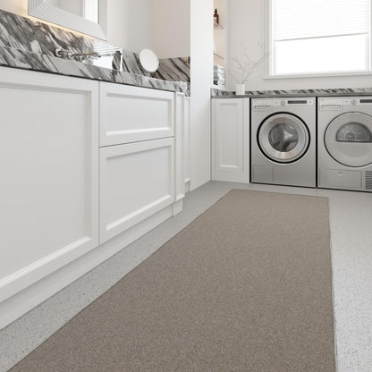 3x10 Hallway Runner Rug (Solid Gray)