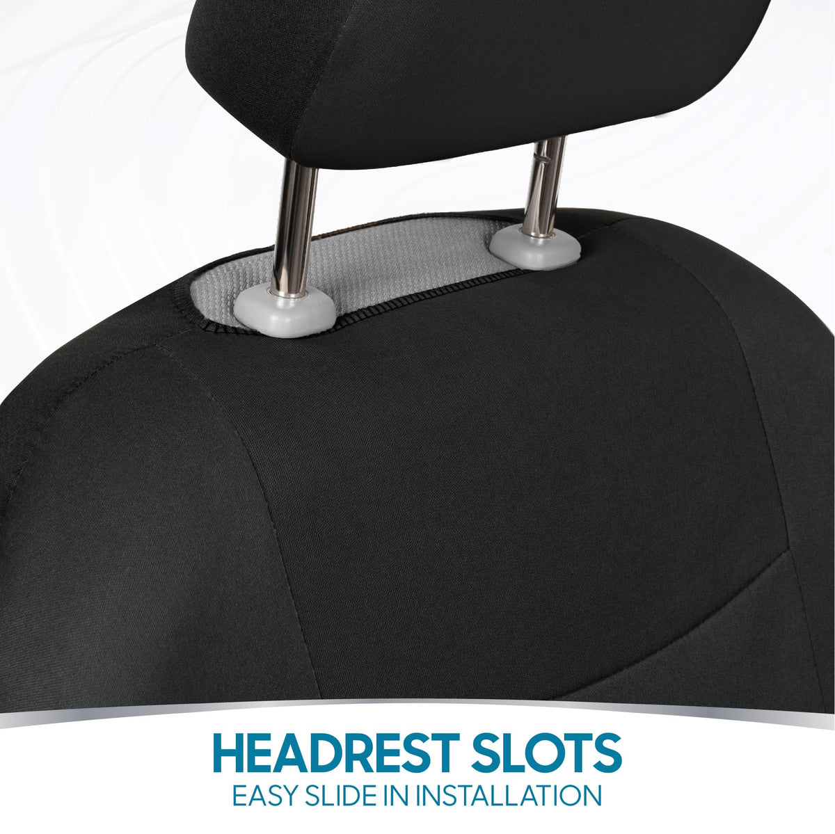 PolyPro Car Seat Covers Full Set in Reverse Charcoal (Reverse Charcoal)