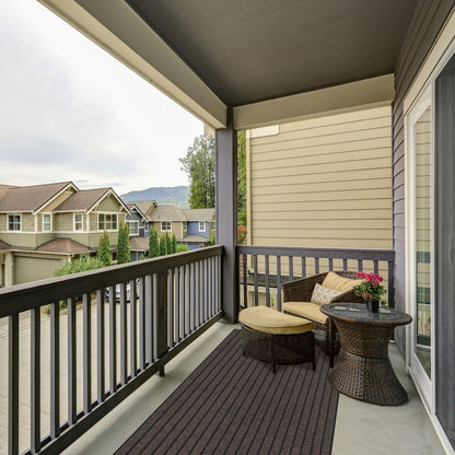 3x46 Hallway Runner Rug (Brown / 2'7" x 46' (Runner))
