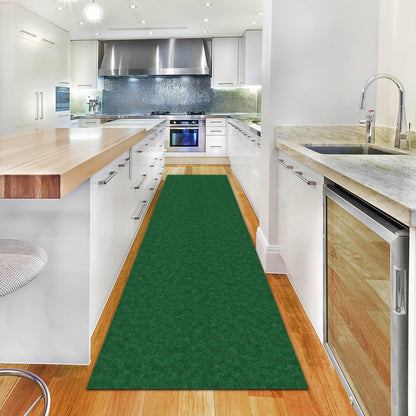 3x16 Hallway Runner Rug (Green / 2'7" x 16' (Runner))