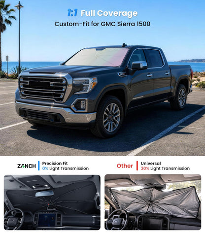2026 Upgraded Windshield Sun Shade Umbrella (For GMC / For Sierra1500)