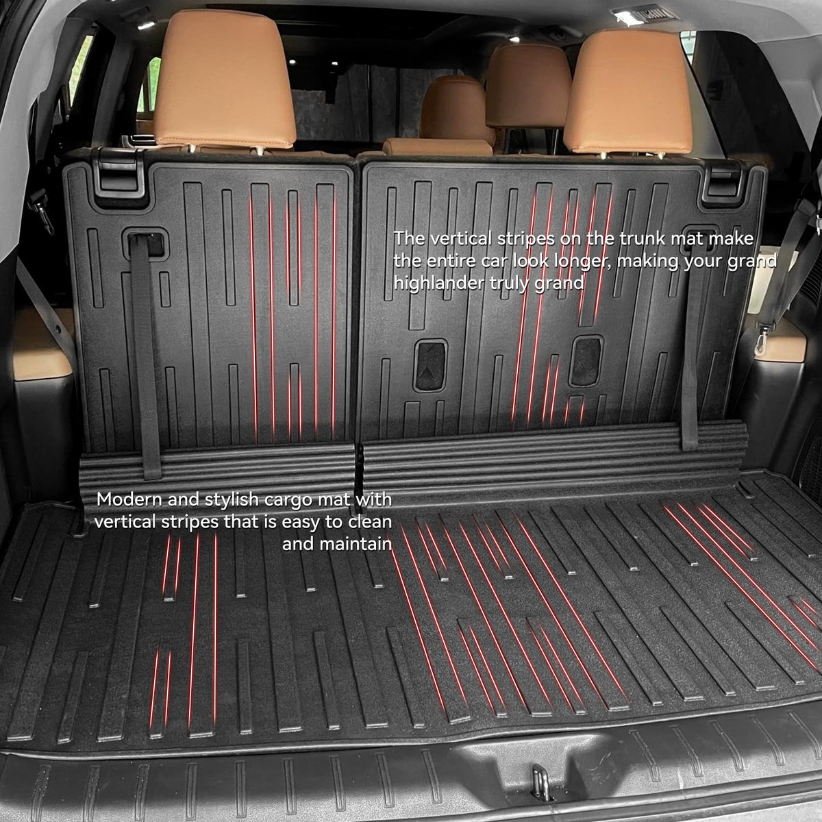 Cargo Liner & Brackrest Mat 2 in 1 for 2024