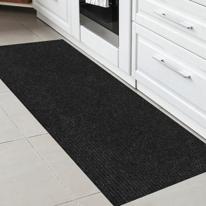 3x6 Runner Rug (Black / 2'7" x 6' (Runner))
