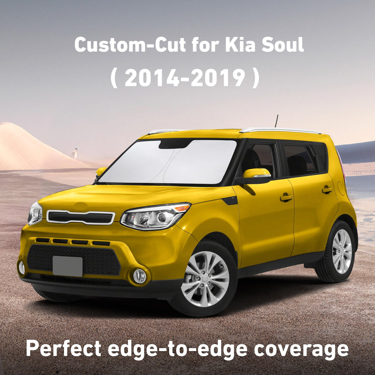 Windshield Sunshade Compatible for Kia Soul 2014