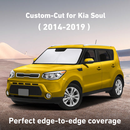 Windshield Sunshade Compatible for Kia Soul 2014