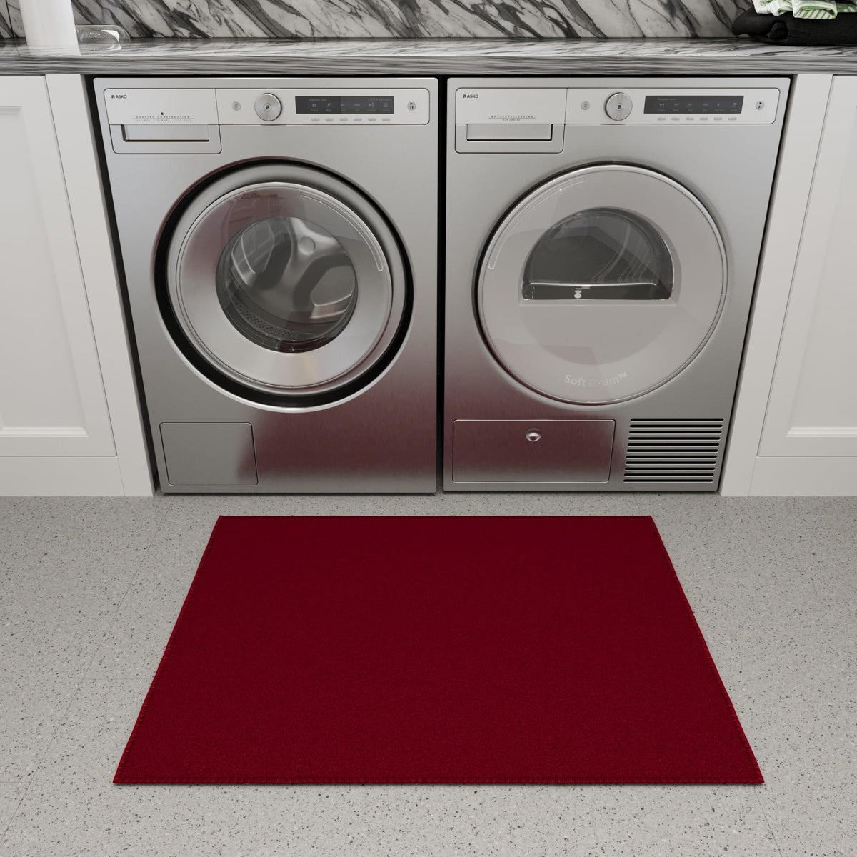 2x3 Entryway Rug (Solid Red)