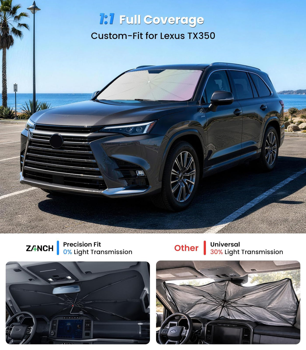 2026 Upgraded Windshield Sun Shade Umbrella (For Lexus / For TX350)
