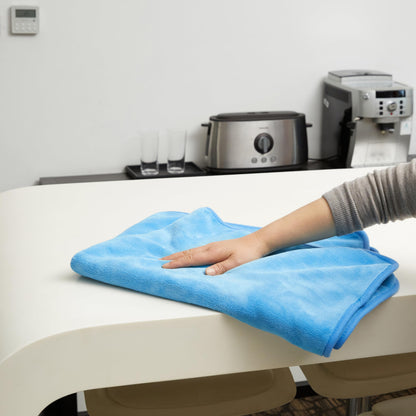 Super Absorbent Microfiber Car Drying Towel (Blue / 36"L x 25"W)