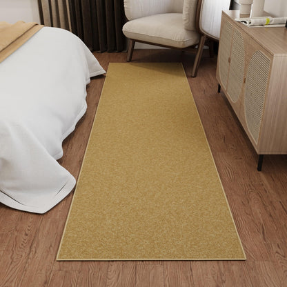 3x10 Hallway Runner Rug (Solid Beige)