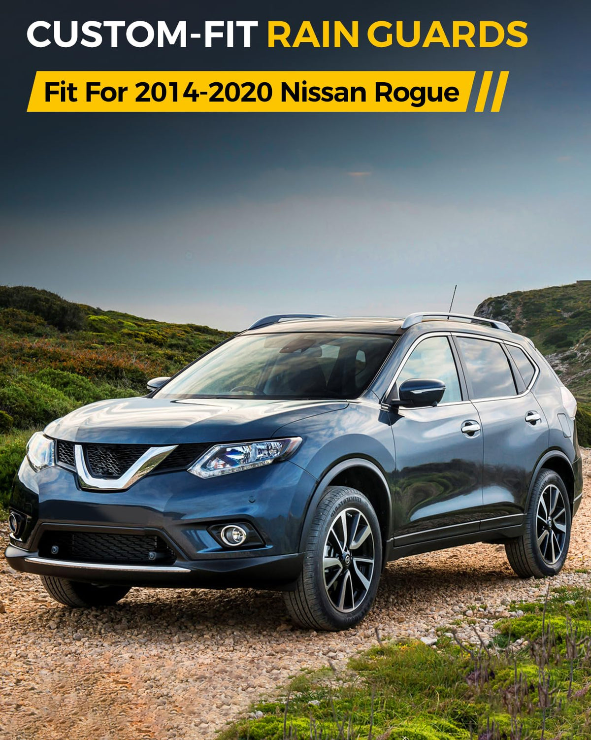 Rain Guards for Car Windows (For 2014-2020 Nissan Rogue)