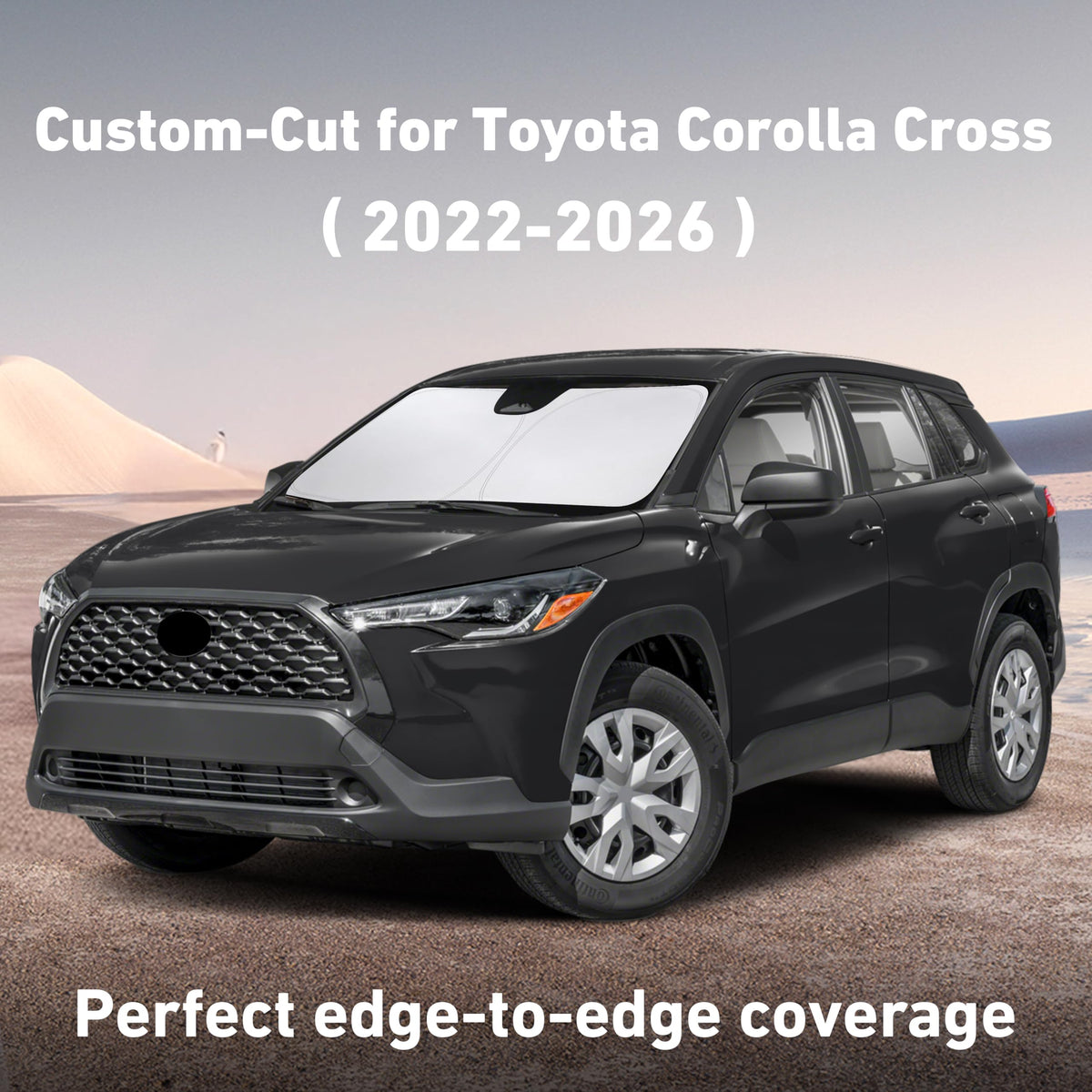 Windshield Sunshade Compatible for Toyota Corolla Cross 2022