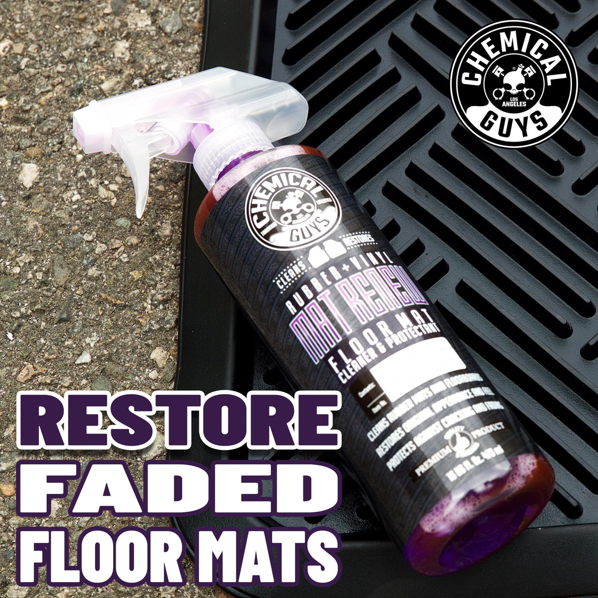 Heavy Duty Floor Mat Cleaning Kit (3.2 Fl Oz (Pack of 5))