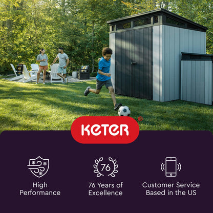 Manor 4x6 Resin Outdoor Storage Shed Kit