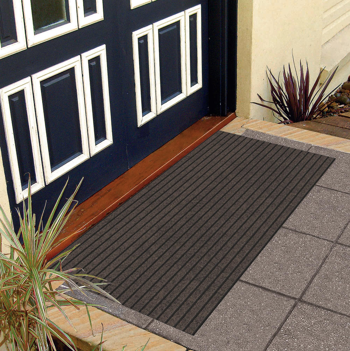 3x4 Indoor Outdoor Door Mat (Brown / 2'7" x 4' (Mat))