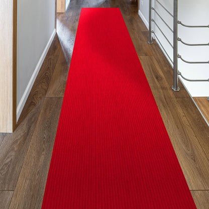 3x26 Hallway Runner Rug (Red / 2'7" x 26' (Runner))