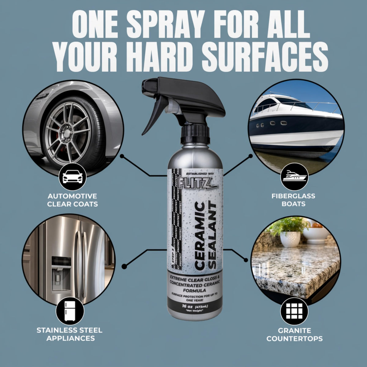 Ceramic Sealant Spray (16 Fl Oz (Pack of 1))