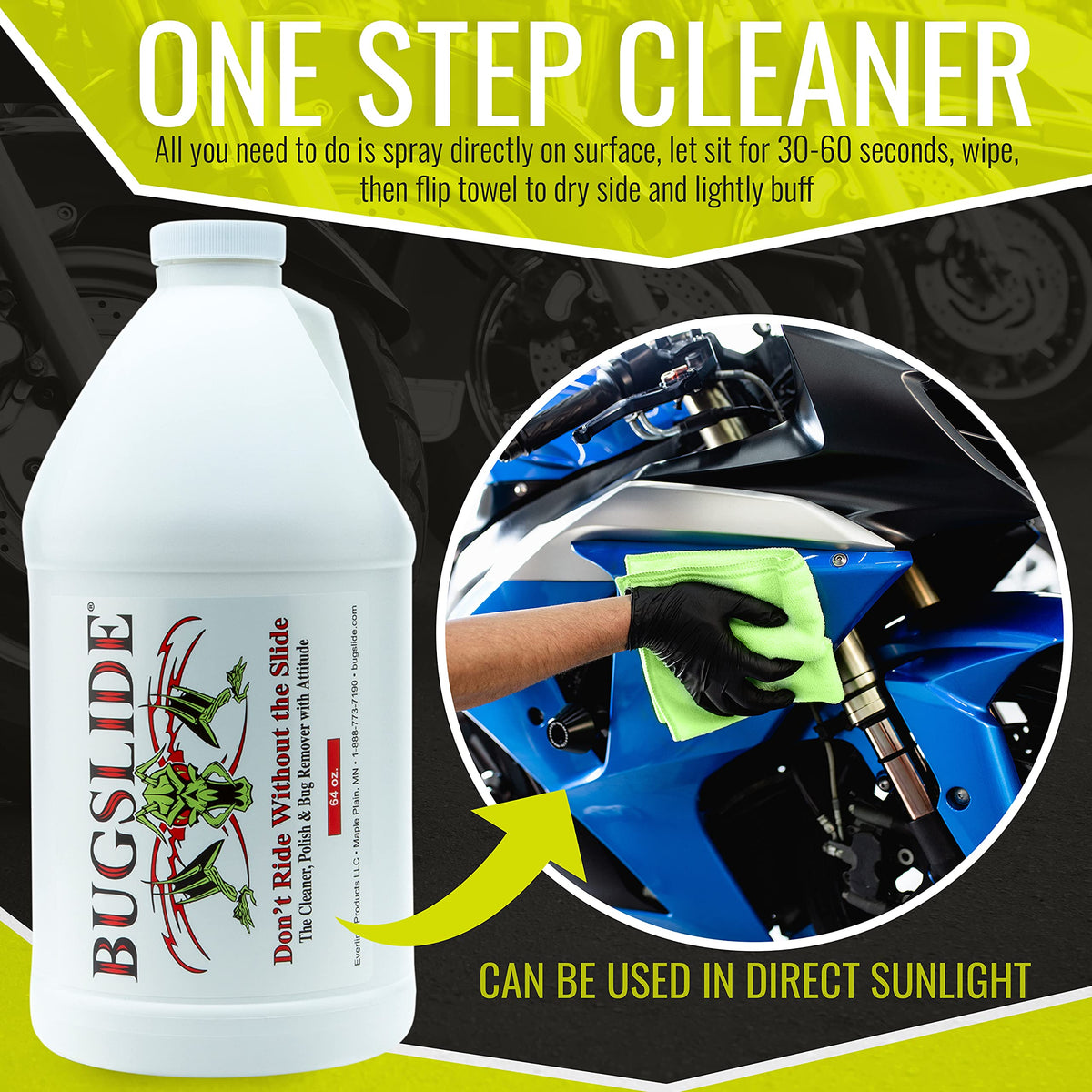 64 oz Bug Tar & Tree Sap Remover for Cars (64 Oz Refill)