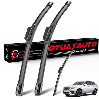 Windshield Wiper Blades for Volvo XC90 XC40 V90 2016 (24"+20"+14")