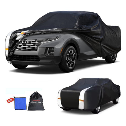 Hyundai Santa Cruz Truck Cover Custom Fit 2021 (Black Truck Cover / B.Fit Hyundai Santa Cruz Crew Cab SB)