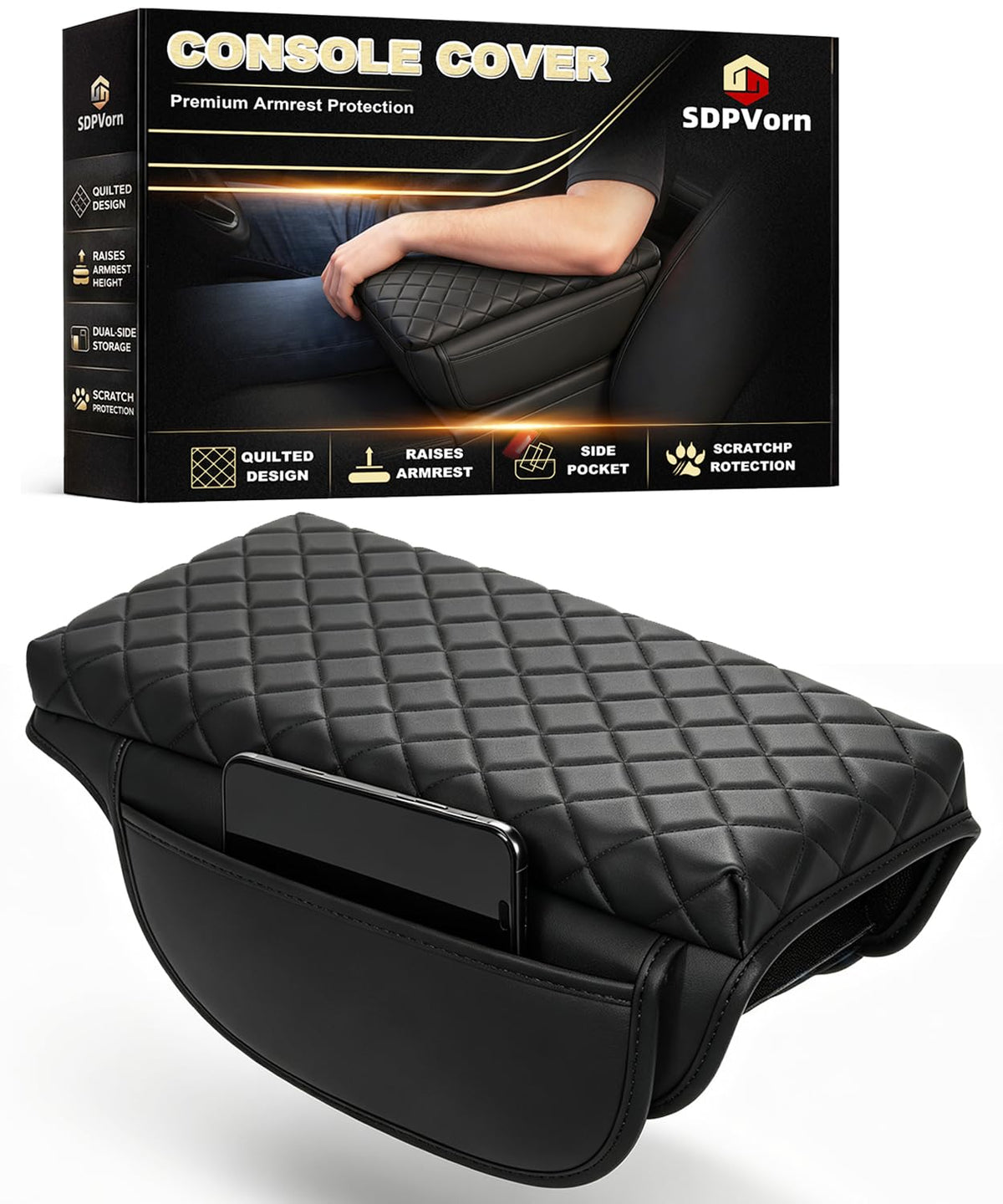 Center Console Armrest Cover for Ford Bronco 2021