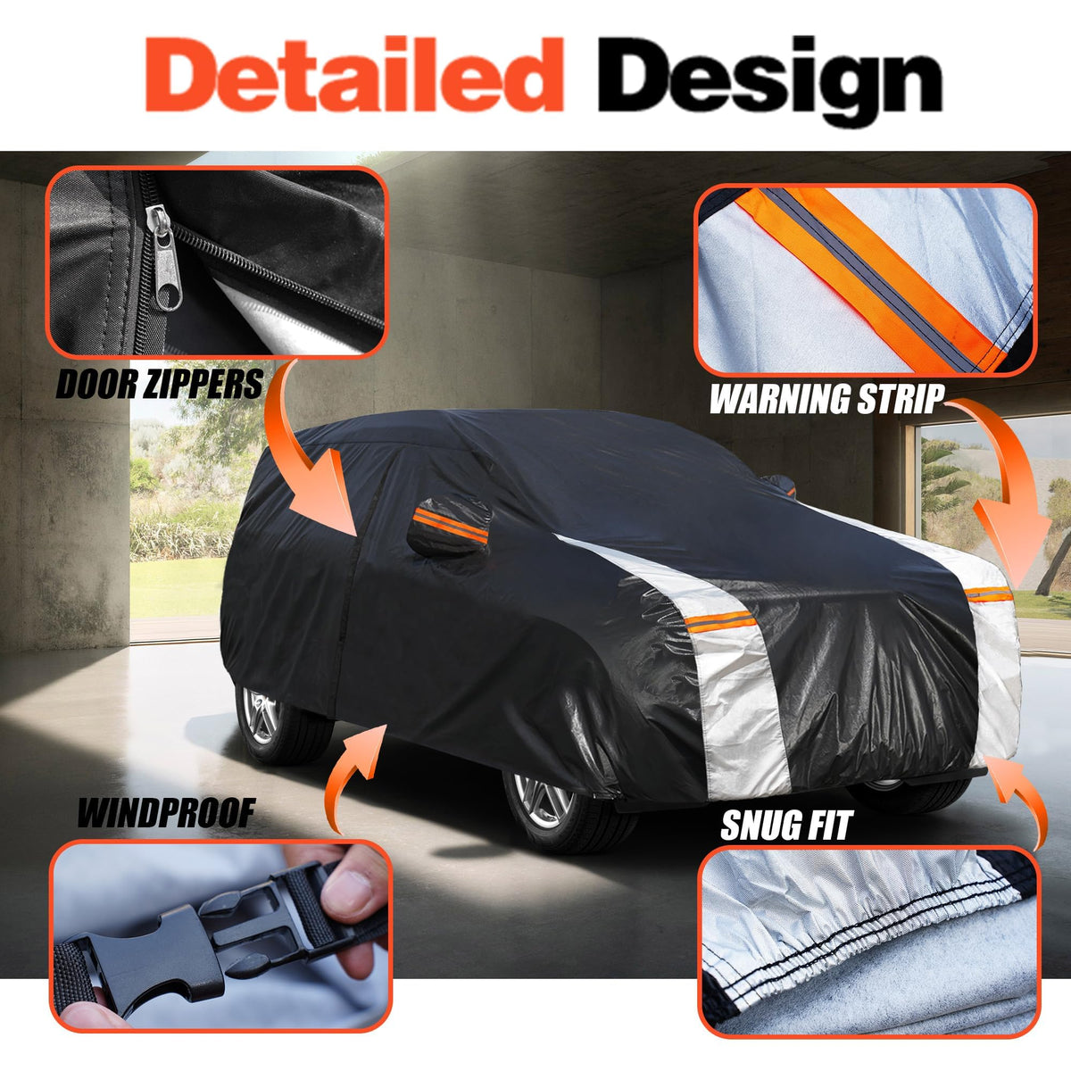 Multi Layers Car Cover Custom Fit for Mini Countryman 2015 (Custom fit Mini Countryman / SUV car cover)