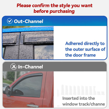 Extra Durable Rain Guard for 2019 (19-22 Silverado/Sierra Crew Cab (Full Rear Door))