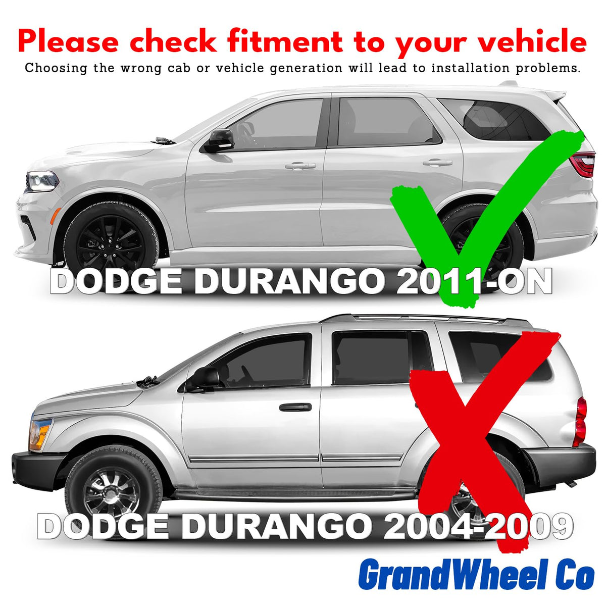 Window Deflectors Smoke Tinted in (For Durango 11-27)