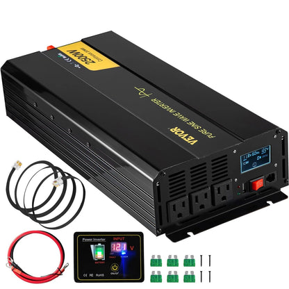 Pure Sine Wave Inverter 2500 Watt Power Inverter
