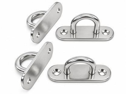 304 Stainless Steel U Hook Pad Eye Plates (M8 U Hook)