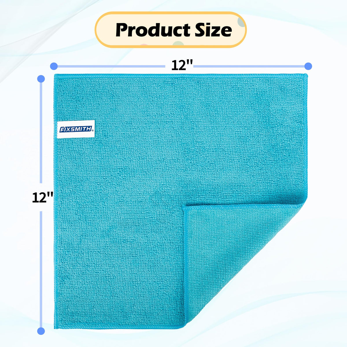 Microfiber Cleaning Cloth (5 Colors Assorted / 50pk)