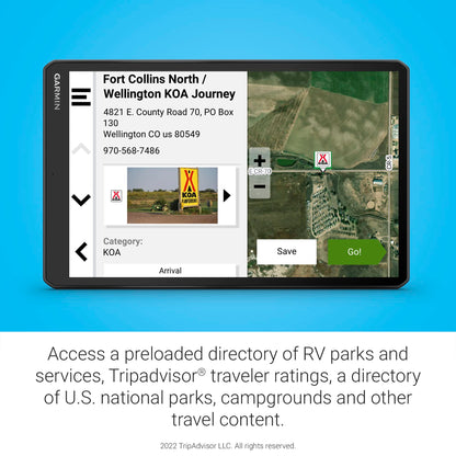 RV 1095 10” GPS RV Navigator
