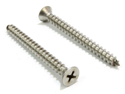 8 X 1'' Stainless Flat Head Phillips Wood Screws (#8 X 1'')