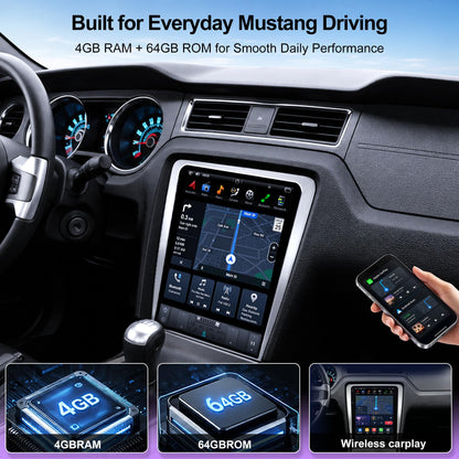 12.1 Inch Car Stereo Radio for Ford Mustang 2010 (T-style)