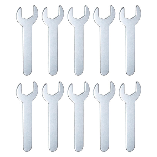 10pcs 15x87x2mm Small Single Open End Wrench Metric Wrenches (15x87x2mm)