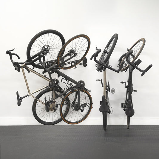Swivel Bike Wall Mount (4 Pack / 2 Mountain Bike & 2 Road/Gravel)
