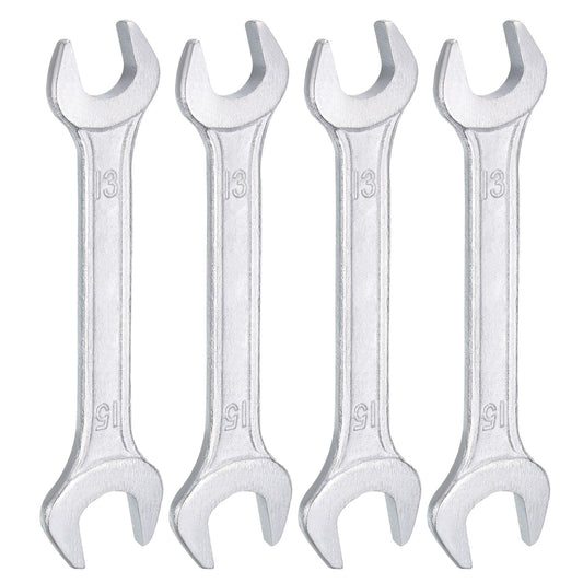 5pcs 13x15mm Double Open End Wrench 15° Offset Angle Wrenches (13mm x 15mm)